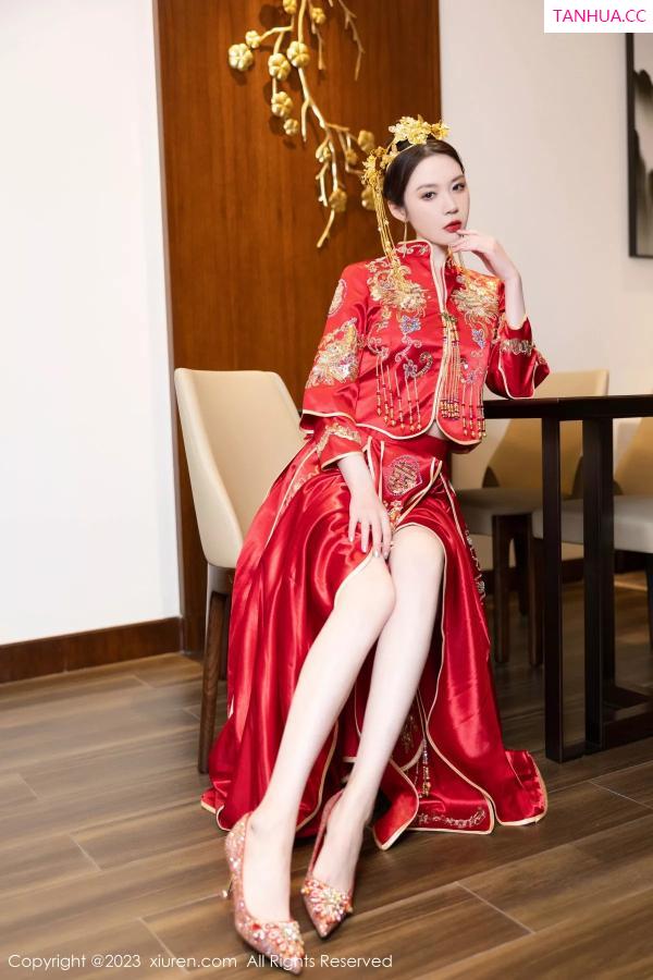 梦心玥  [XiuRen]高清写真图 2023.12.05 No.7766 梦心玥 婚嫁美腿第8张图片